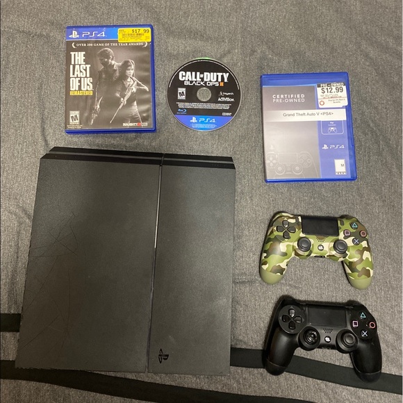 Ps4 Console Bo3 Ps4 Controller Playstation 1TB Call Of Duty Black Ops  Limited Edition System